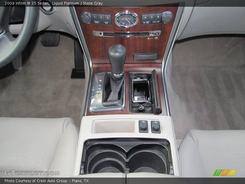 Liquid Platinum / Stone Gray 2009 Infiniti M 35 Sedan