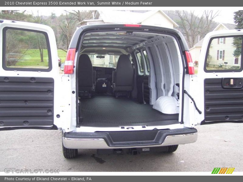 Summit White / Medium Pewter 2010 Chevrolet Express 3500 Extended Work Van