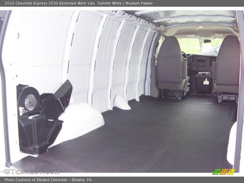 Summit White / Medium Pewter 2010 Chevrolet Express 3500 Extended Work Van