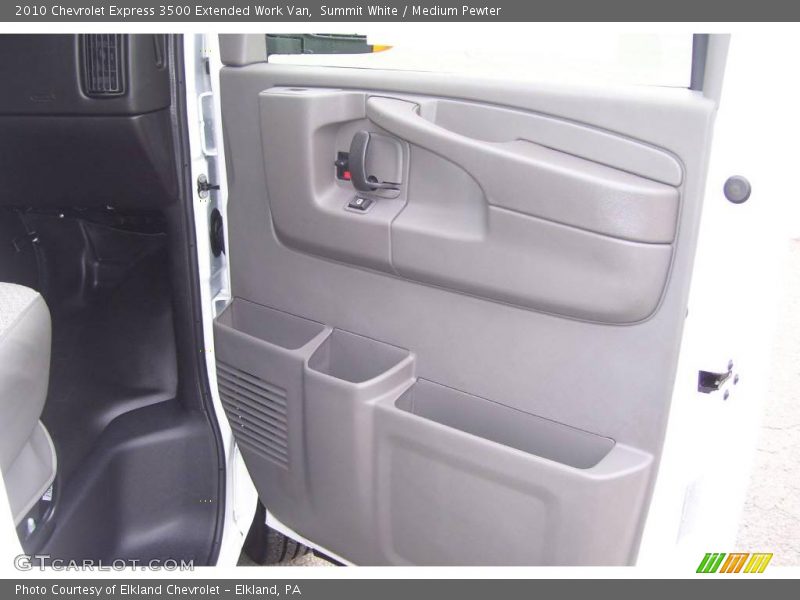 Summit White / Medium Pewter 2010 Chevrolet Express 3500 Extended Work Van