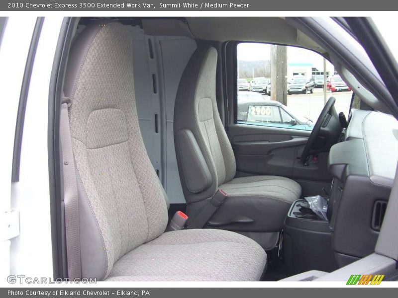 Summit White / Medium Pewter 2010 Chevrolet Express 3500 Extended Work Van