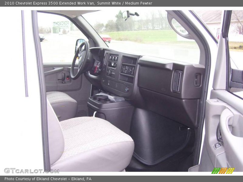 Summit White / Medium Pewter 2010 Chevrolet Express 3500 Extended Work Van