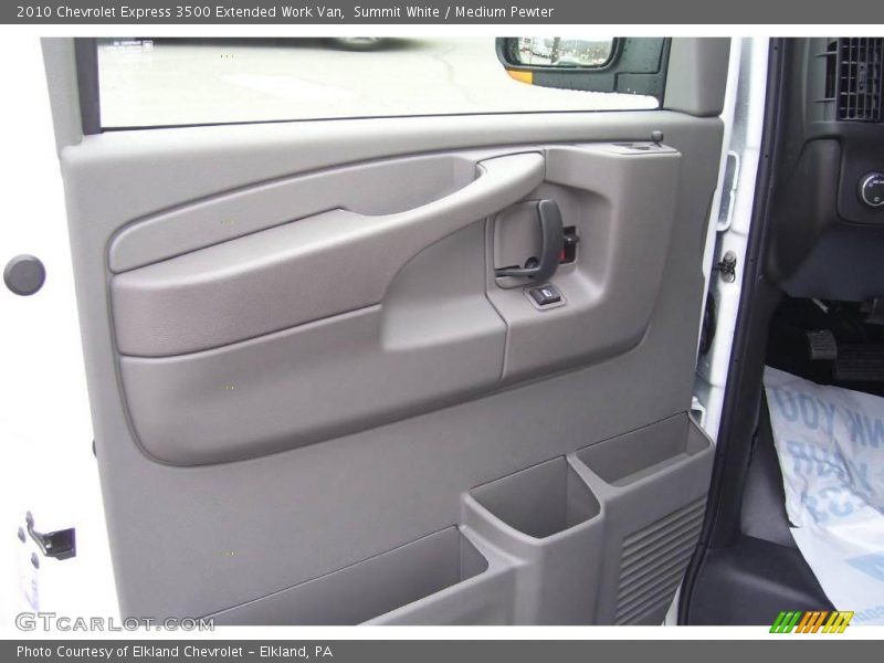 Summit White / Medium Pewter 2010 Chevrolet Express 3500 Extended Work Van