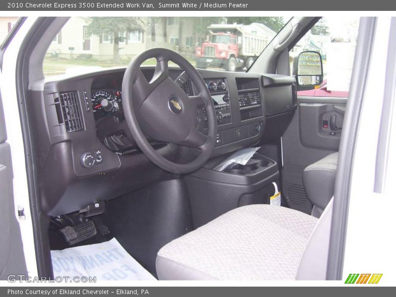 Summit White / Medium Pewter 2010 Chevrolet Express 3500 Extended Work Van