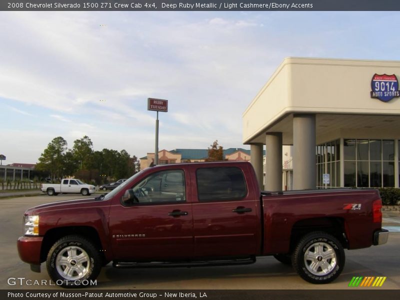 Deep Ruby Metallic / Light Cashmere/Ebony Accents 2008 Chevrolet Silverado 1500 Z71 Crew Cab 4x4