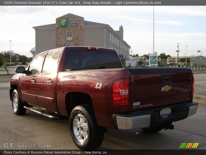 Deep Ruby Metallic / Light Cashmere/Ebony Accents 2008 Chevrolet Silverado 1500 Z71 Crew Cab 4x4