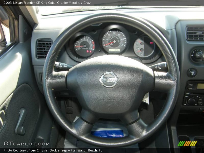 Granite Metallic / Gray 2003 Nissan Frontier XE King Cab