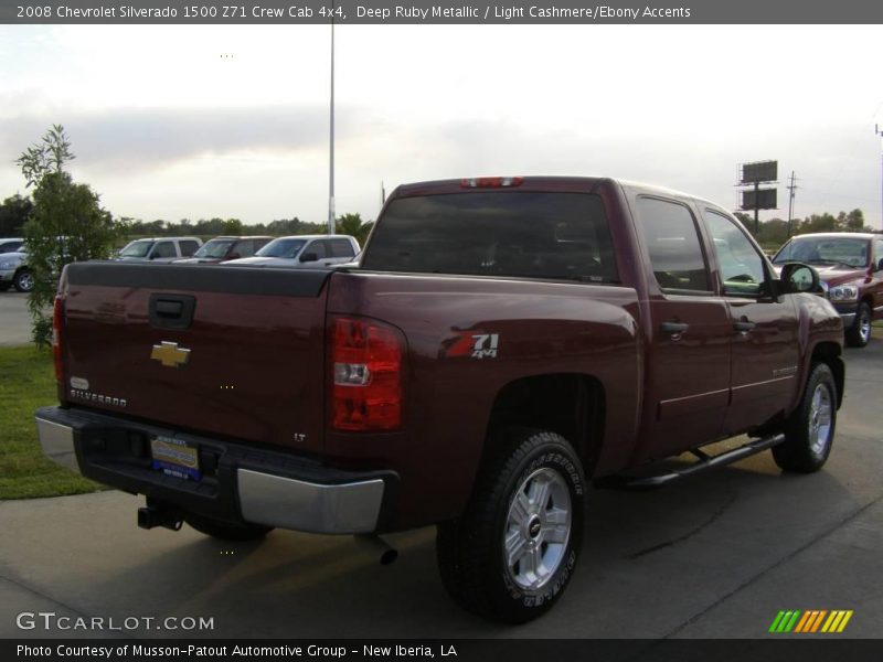 Deep Ruby Metallic / Light Cashmere/Ebony Accents 2008 Chevrolet Silverado 1500 Z71 Crew Cab 4x4