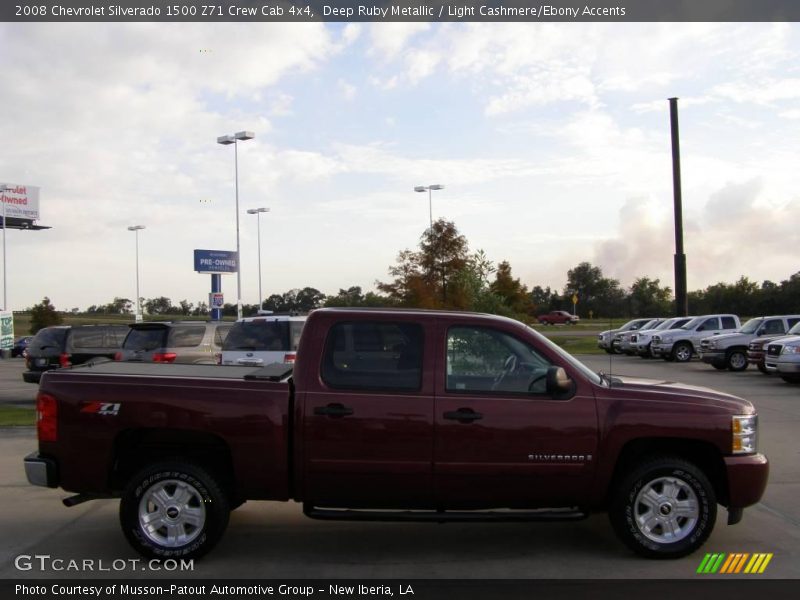 Deep Ruby Metallic / Light Cashmere/Ebony Accents 2008 Chevrolet Silverado 1500 Z71 Crew Cab 4x4