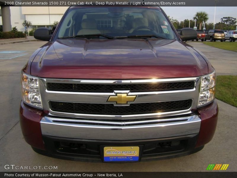 Deep Ruby Metallic / Light Cashmere/Ebony Accents 2008 Chevrolet Silverado 1500 Z71 Crew Cab 4x4
