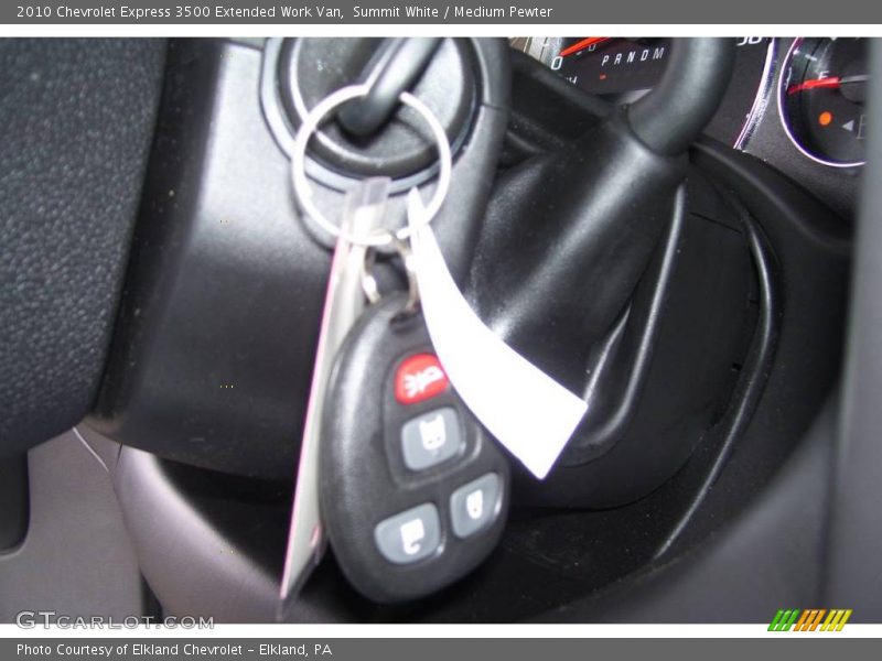 Summit White / Medium Pewter 2010 Chevrolet Express 3500 Extended Work Van