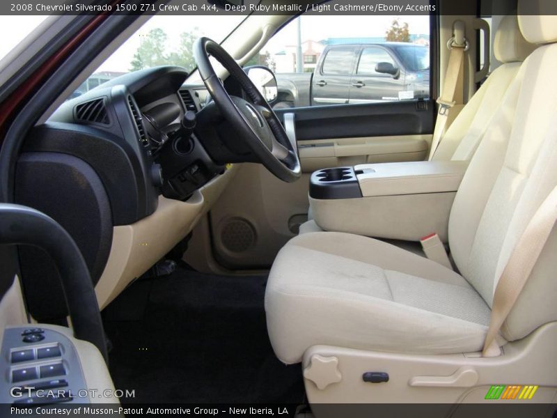 Deep Ruby Metallic / Light Cashmere/Ebony Accents 2008 Chevrolet Silverado 1500 Z71 Crew Cab 4x4