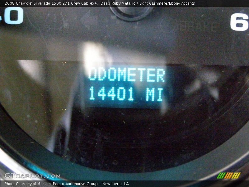 Deep Ruby Metallic / Light Cashmere/Ebony Accents 2008 Chevrolet Silverado 1500 Z71 Crew Cab 4x4