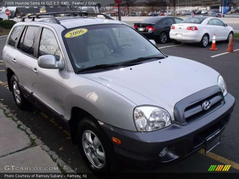 Pewter / Gray 2006 Hyundai Santa Fe GLS 3.5 4WD