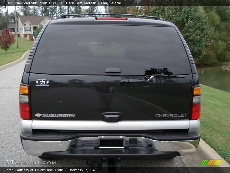 Dark Gray Metallic / Tan/Neutral 2005 Chevrolet Suburban 1500 LT
