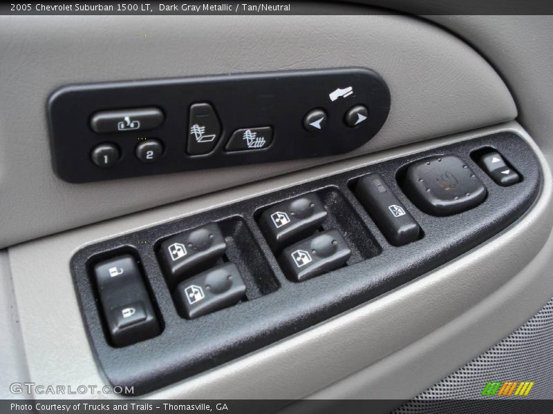 Dark Gray Metallic / Tan/Neutral 2005 Chevrolet Suburban 1500 LT