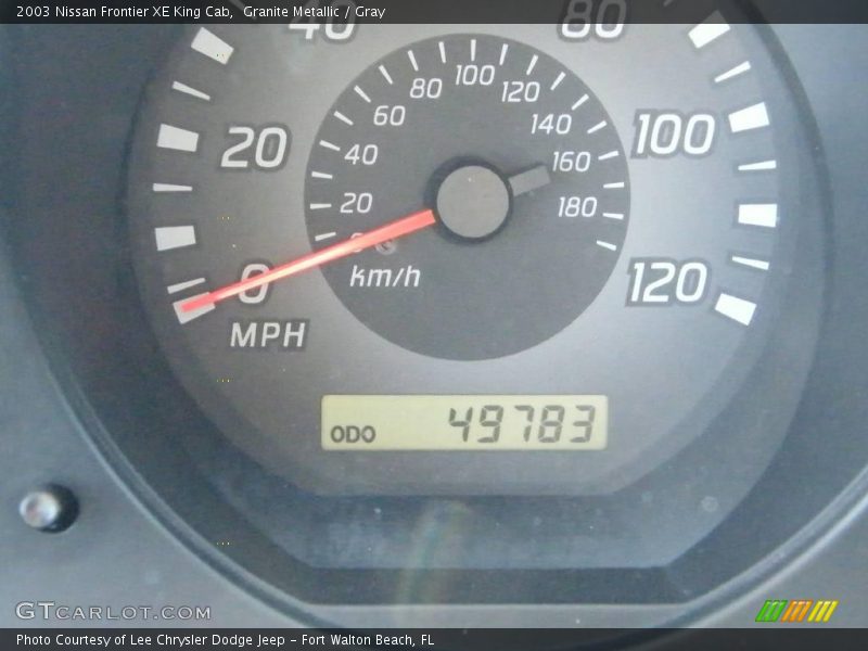 Granite Metallic / Gray 2003 Nissan Frontier XE King Cab
