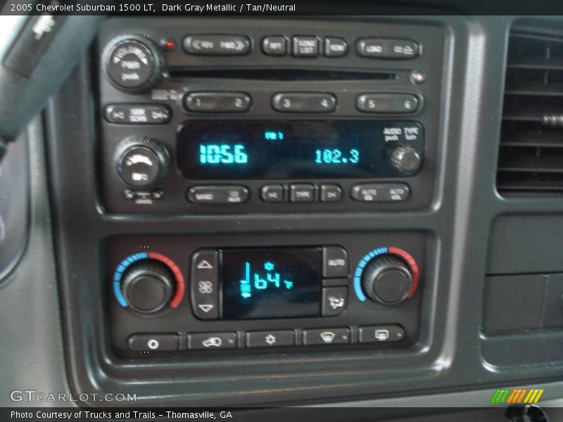 Dark Gray Metallic / Tan/Neutral 2005 Chevrolet Suburban 1500 LT