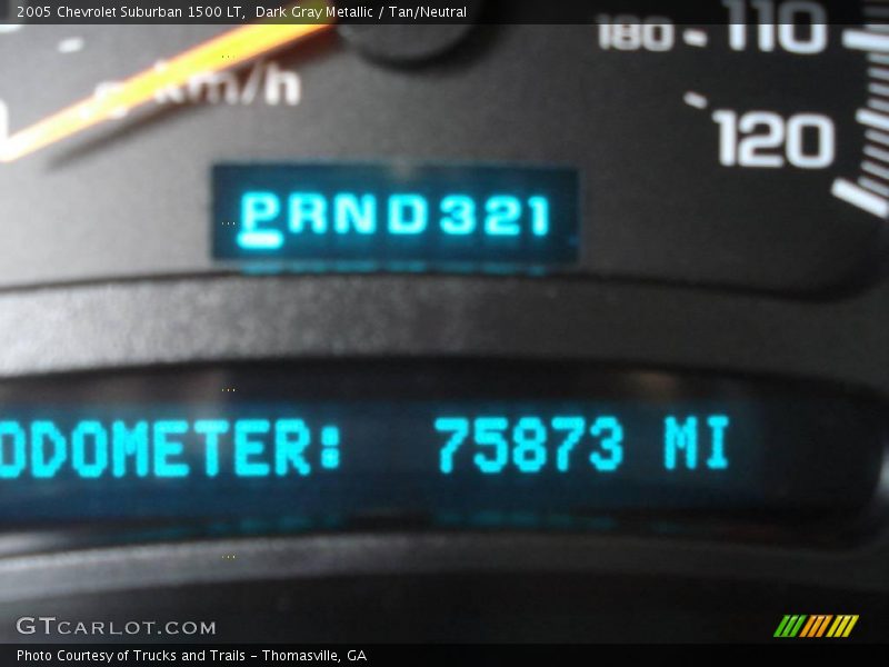 Dark Gray Metallic / Tan/Neutral 2005 Chevrolet Suburban 1500 LT
