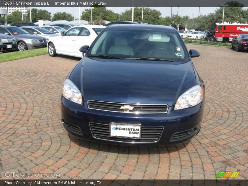 Imperial Blue Metallic / Gray 2007 Chevrolet Impala LT