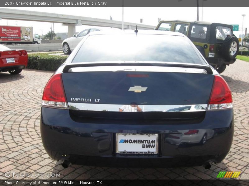 Imperial Blue Metallic / Gray 2007 Chevrolet Impala LT
