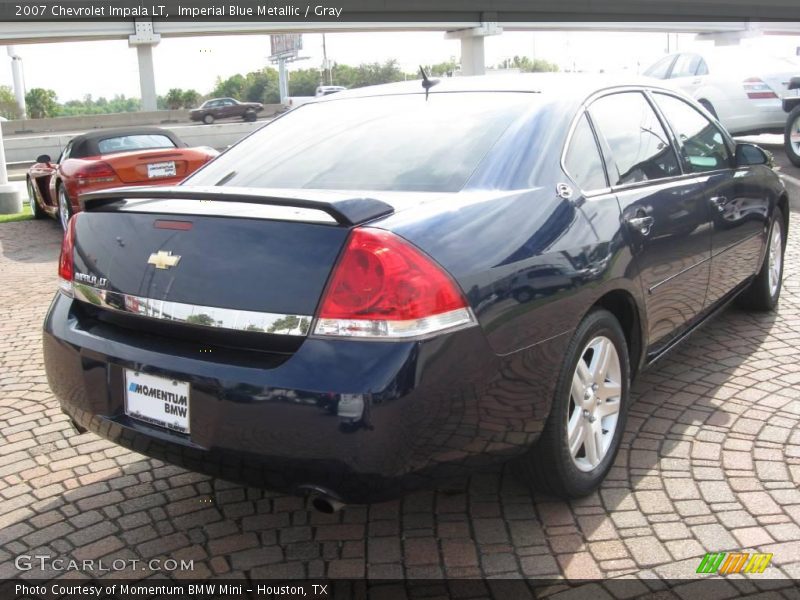 Imperial Blue Metallic / Gray 2007 Chevrolet Impala LT
