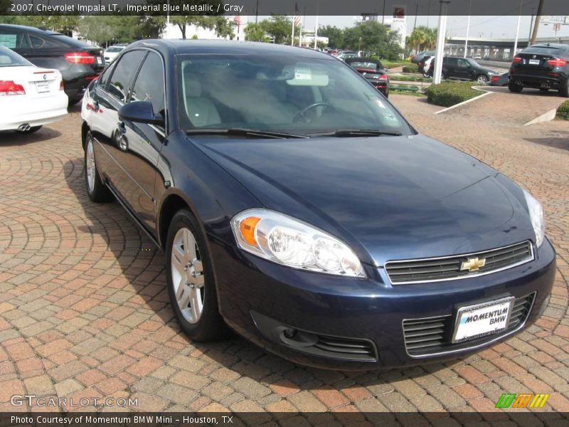 Imperial Blue Metallic / Gray 2007 Chevrolet Impala LT