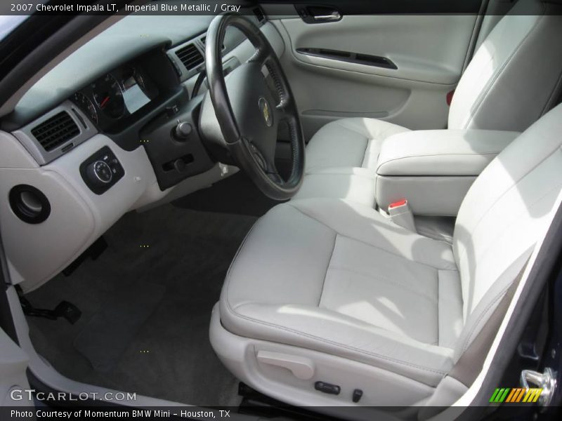 Imperial Blue Metallic / Gray 2007 Chevrolet Impala LT