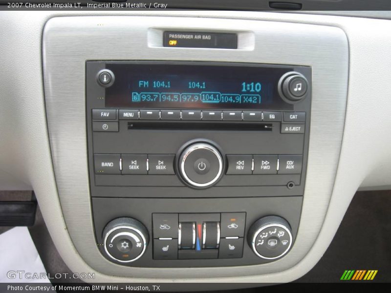 Imperial Blue Metallic / Gray 2007 Chevrolet Impala LT