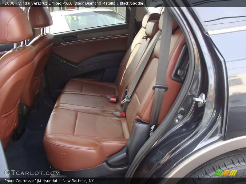 Black Diamond Metallic / Black/Saddle 2008 Hyundai Veracruz Limited AWD