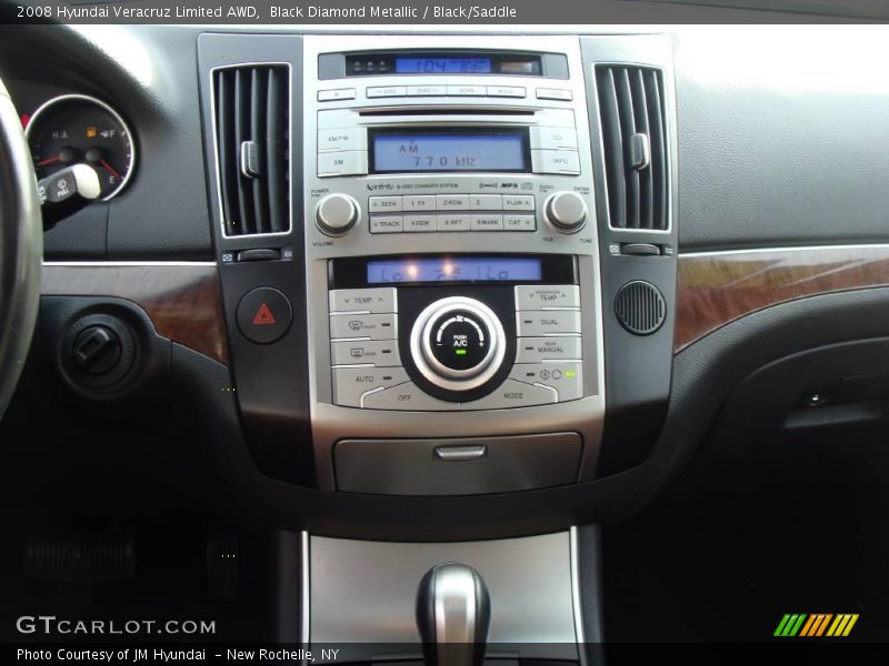 Black Diamond Metallic / Black/Saddle 2008 Hyundai Veracruz Limited AWD
