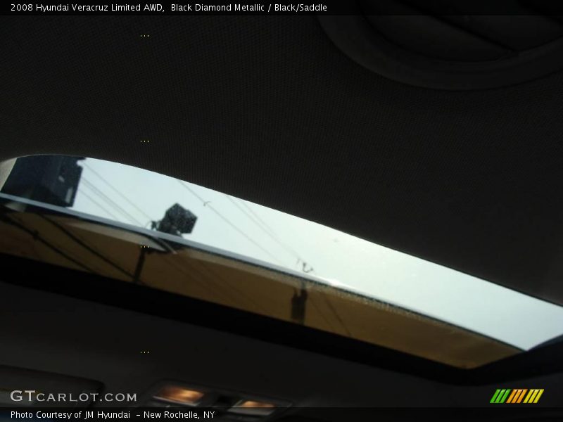 Black Diamond Metallic / Black/Saddle 2008 Hyundai Veracruz Limited AWD