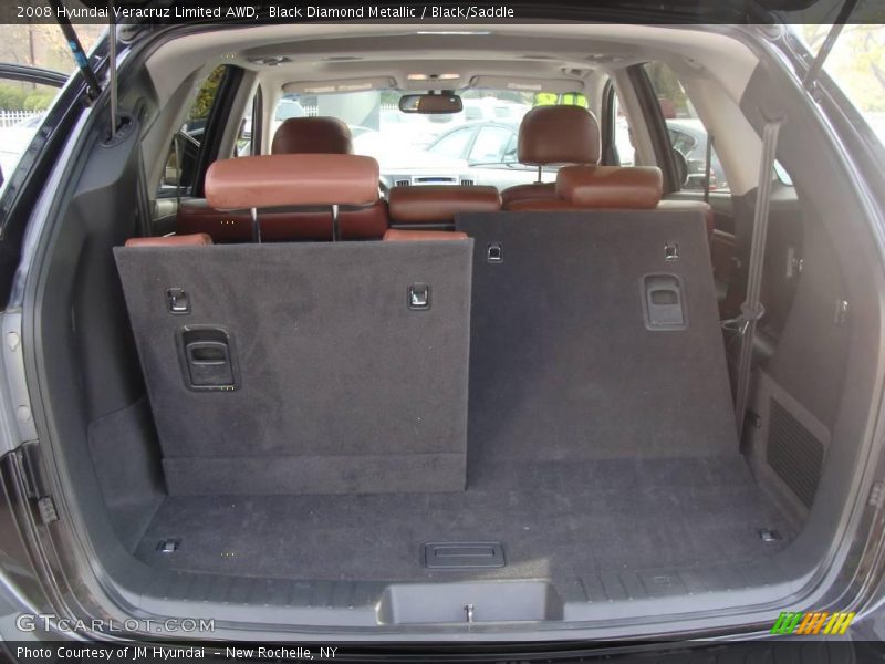 Black Diamond Metallic / Black/Saddle 2008 Hyundai Veracruz Limited AWD