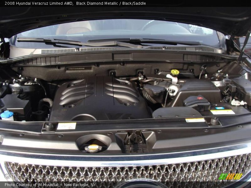 Black Diamond Metallic / Black/Saddle 2008 Hyundai Veracruz Limited AWD
