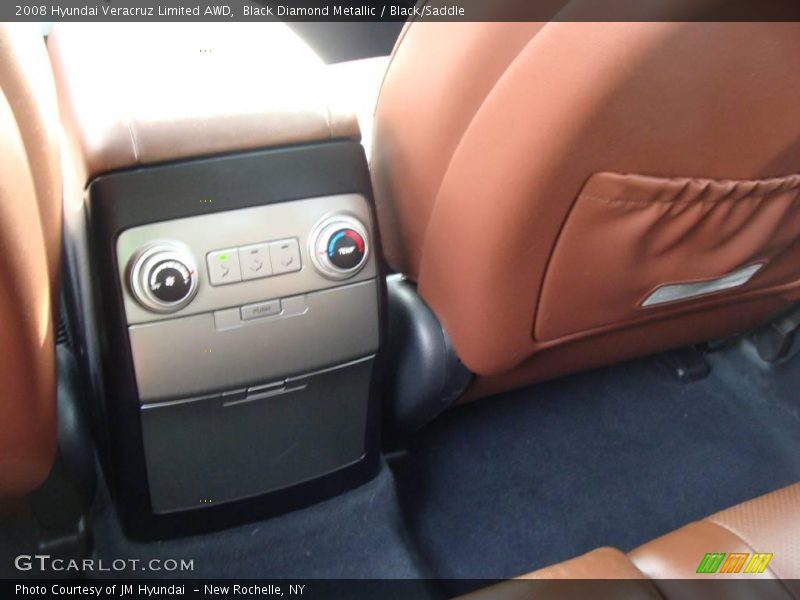 Black Diamond Metallic / Black/Saddle 2008 Hyundai Veracruz Limited AWD