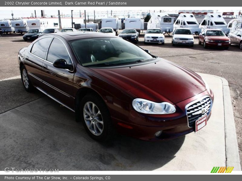 Dark Garnet Red Pearl / Sandstone 2002 Chrysler Concorde Limited