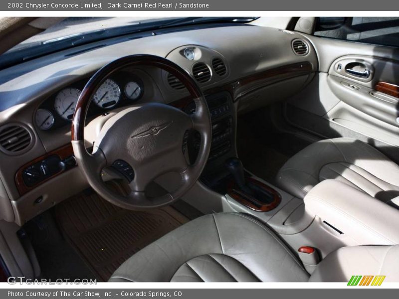 Dark Garnet Red Pearl / Sandstone 2002 Chrysler Concorde Limited
