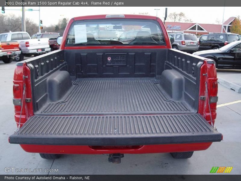 Flame Red / Agate 2001 Dodge Ram 1500 Sport Regular Cab 4x4