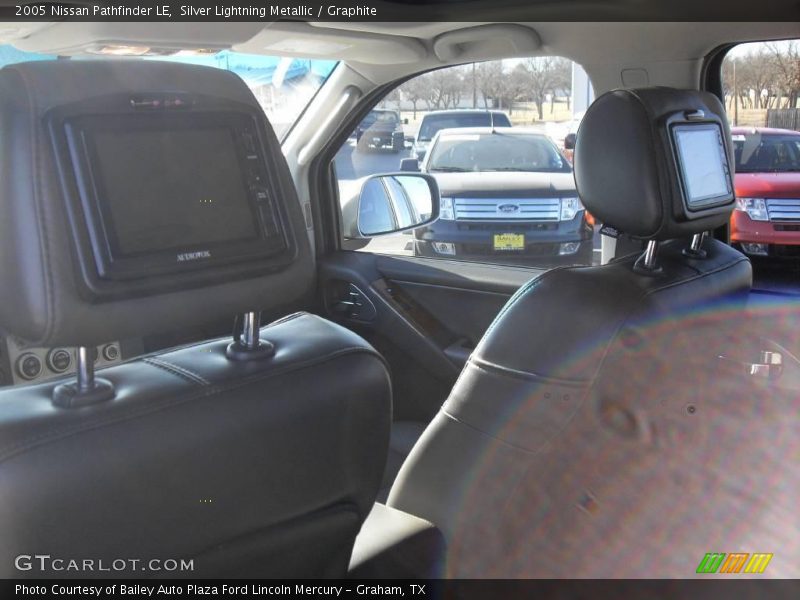 Silver Lightning Metallic / Graphite 2005 Nissan Pathfinder LE