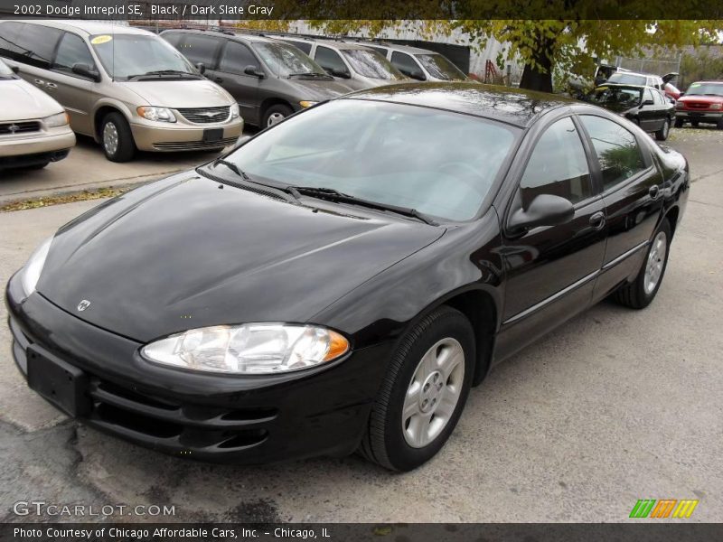 Black / Dark Slate Gray 2002 Dodge Intrepid SE