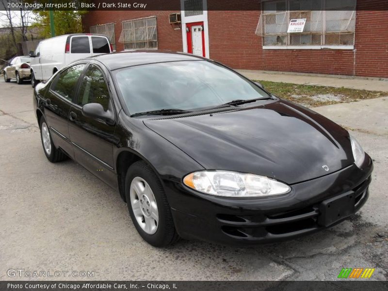 Black / Dark Slate Gray 2002 Dodge Intrepid SE