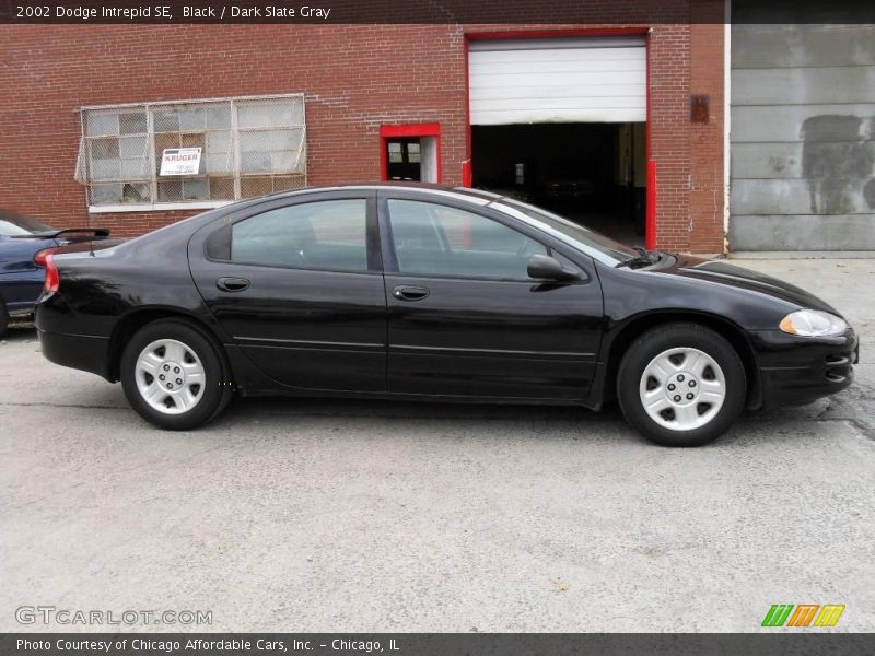 Black / Dark Slate Gray 2002 Dodge Intrepid SE