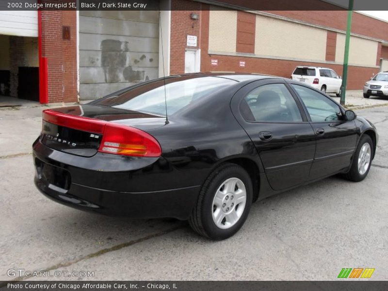 Black / Dark Slate Gray 2002 Dodge Intrepid SE
