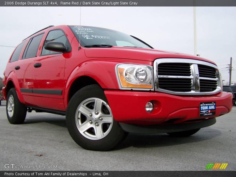 Flame Red / Dark Slate Gray/Light Slate Gray 2006 Dodge Durango SLT 4x4