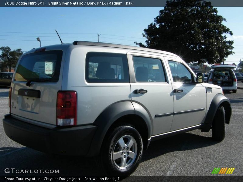 Bright Silver Metallic / Dark Khaki/Medium Khaki 2008 Dodge Nitro SXT