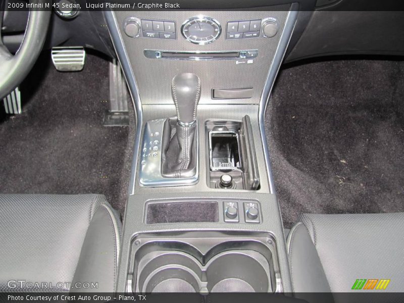 Liquid Platinum / Graphite Black 2009 Infiniti M 45 Sedan