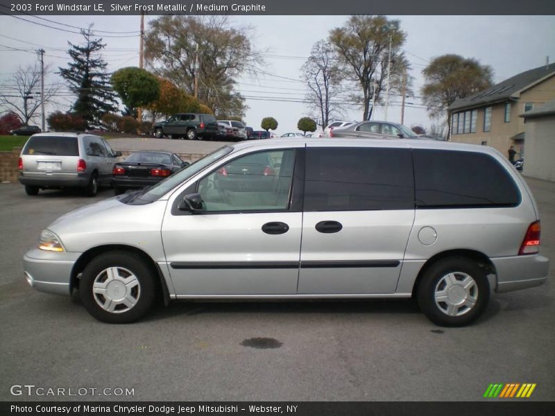 Silver Frost Metallic / Medium Graphite 2003 Ford Windstar LE