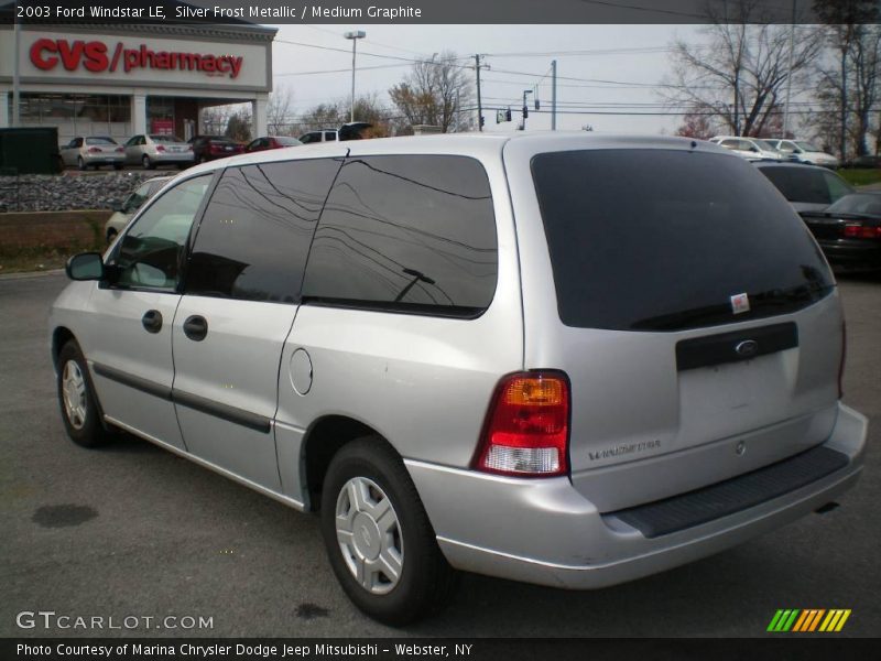 Silver Frost Metallic / Medium Graphite 2003 Ford Windstar LE