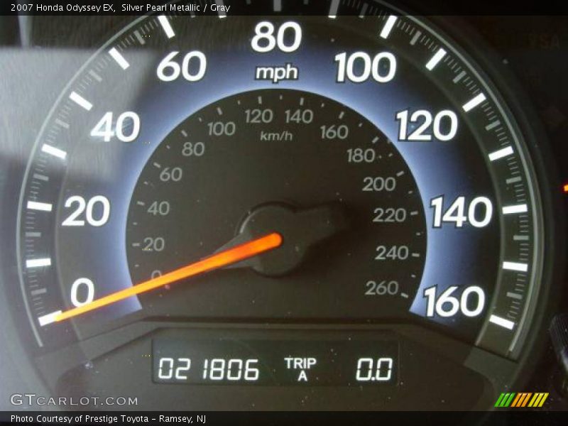 Silver Pearl Metallic / Gray 2007 Honda Odyssey EX