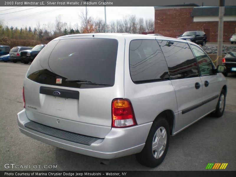 Silver Frost Metallic / Medium Graphite 2003 Ford Windstar LE